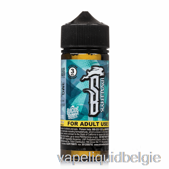 Vape België Sucker Punch - Zelfmoord Konijntje - 120ml 0mg